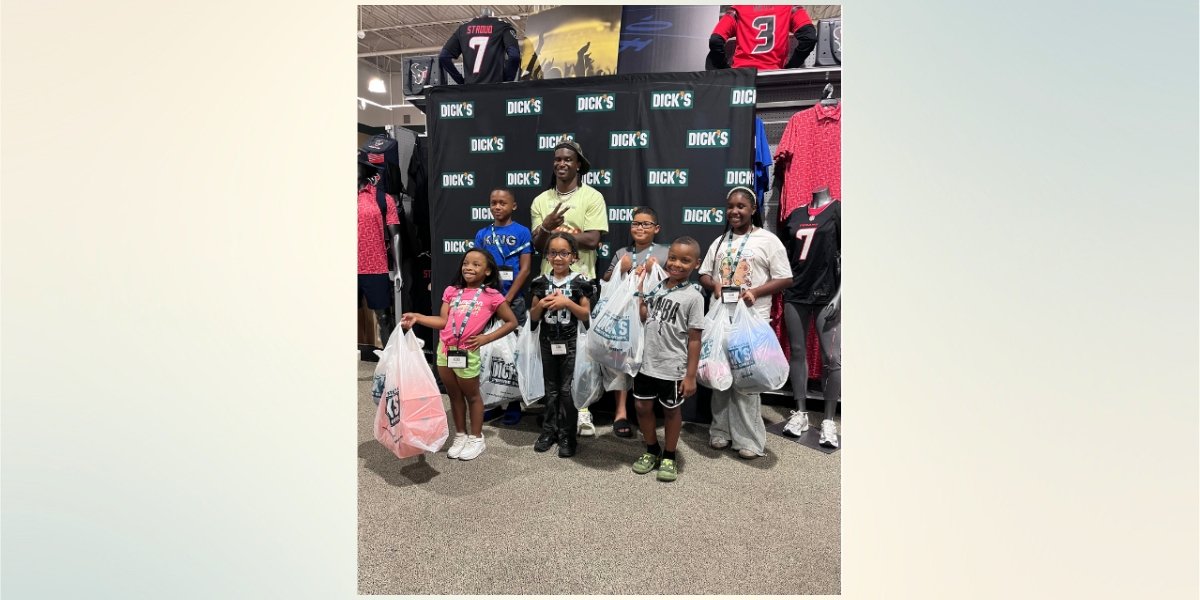 Kamari Lassiter Scores Big Off the Field with Heartwarming Giveback Event for Houston Youth