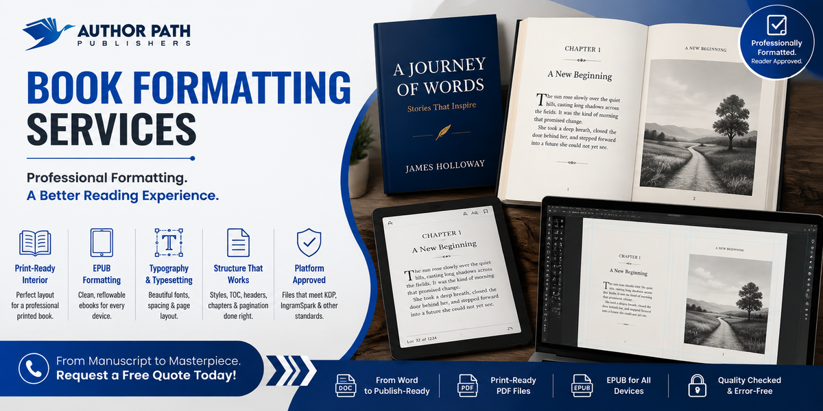 Book Formatting Services by Author Path Publishers